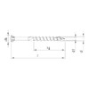HECO-TOPIX-plus 3.5 x 40 Glass Beading Screw T-Drive TG A3L