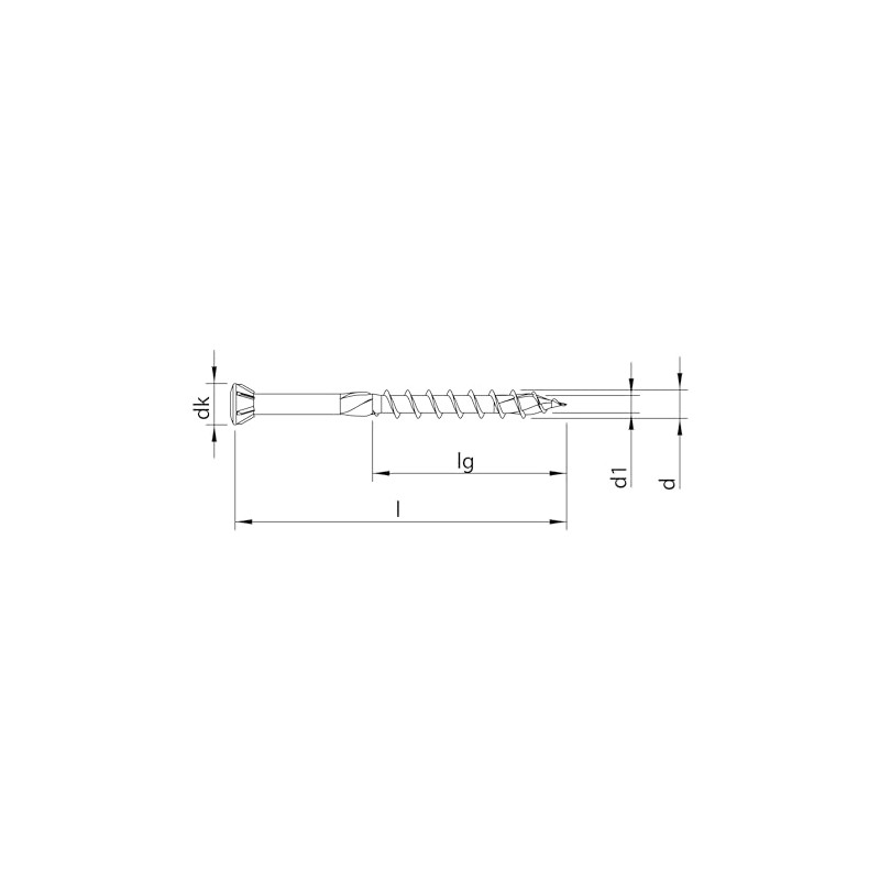 HECO-TOPIX-plus 3.5 x 40 Glass Beading Screw T-Drive TG A3L