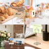 20Pcs Table Number Holders, BetterJonny 8.5cm Place Card Holders Rose