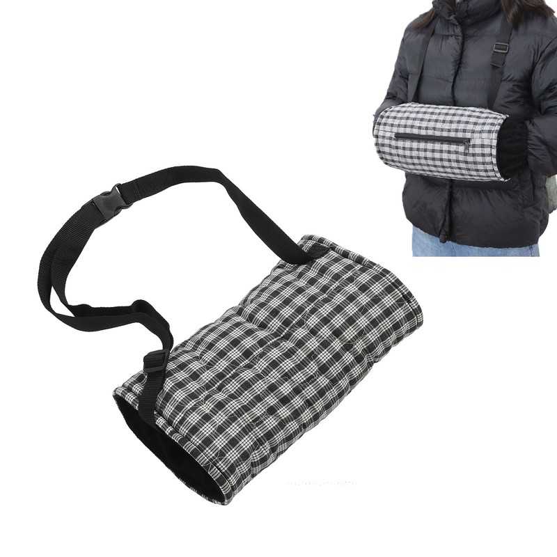 Hand Warmer Pouch Soft Comfortable Warm Adjustable Strap Hand Muffs