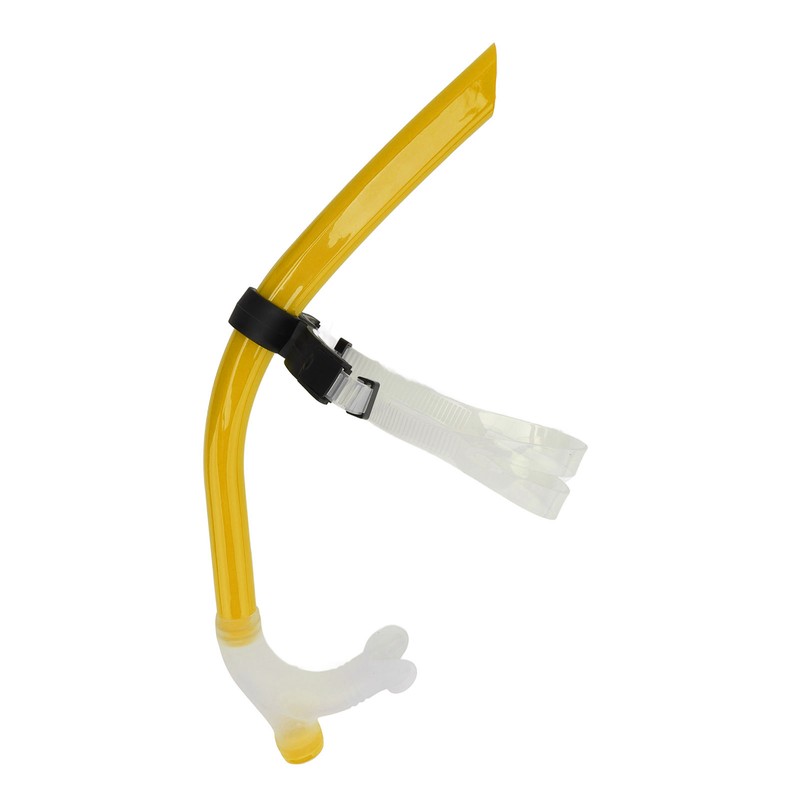 Swimming Snorkel Reduced Drag Silicone Swimming Breathing Tube with Adjustable