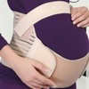 Maternity Support Belt SIS-792 for Growing Bellies and Waist/Pelvic Relief Belly Support Belt/Black/2XL 3ea