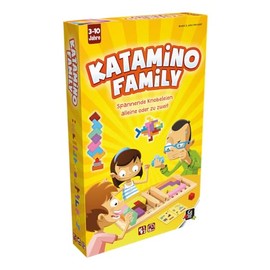 Gigamic, Katamino Family, Family Game, Wooden Game, 1-2 Players, from 3+ Years, 15 Minutes, German, Multicoloured, Colourful