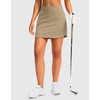 SANTINY Golf Skirts for Women 4 Pockets with Short High