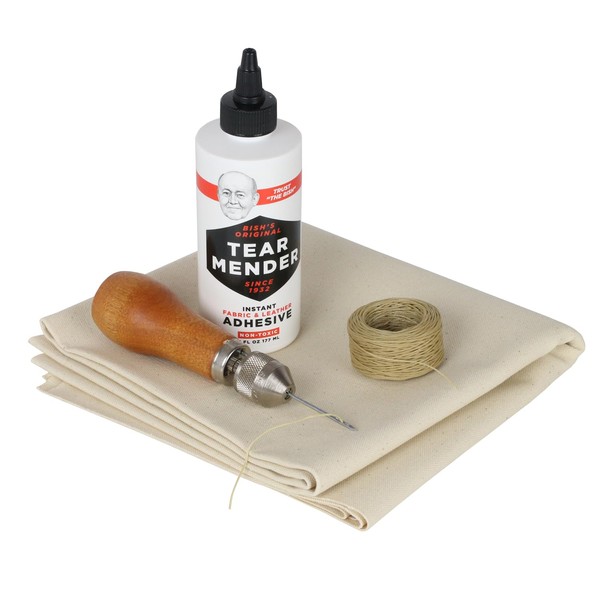 Complete Repair Kit for Canvas Tents, Pop-Up Campers, Tarps, Marine