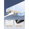 ZXZone Metal Phone Tether Tab, Double Buckle, Anti-Scratch, Metal PhonePatch,