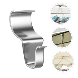 Vinyl Siding Hook Set No Drilling Needed Metal Hooks for Outdoor Hanging Security Cameras Wreaths Garden Storage Organization