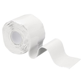 uxcell Self Fusing Silicone Tape, 2" x 10ft Waterproof Water Leak Sealing Tape for Plumbing Pipe Hose Repair Handles, White (1mm Thick)