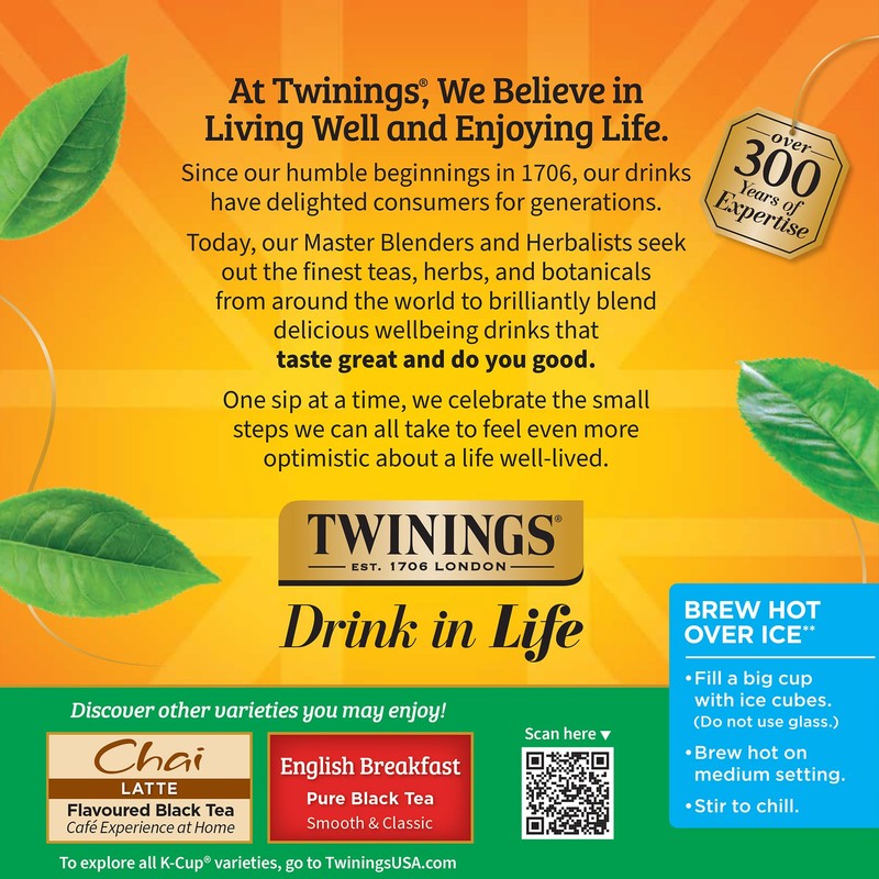 Twinings Irish Breakfast Black Tea 72 K-Cup Pods for Keurig,