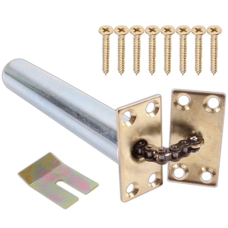 Supreme Concealed Chain Door Closer - Fire Rated Brass