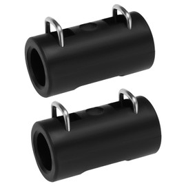 SG Store Pack of 2 Pressure Washer Gun Adapters Compatible with Bosch 37.8 x 19.6 mm High Pressure Cleaning Hose Extension Connection for Gardens and Yards Black