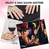 FYB Press On Nails, Short Almond Nails, Fake Nails Kit,
