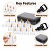 12-Piece Cupping Massage Set – Manual Vacuum Pump, Reusable Cups