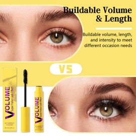 Bubble Mascara - Waterproof Colossal Bubble Mascara for Women, Volume & Length Formula for Bold - Well-Defined Lashes, Long-Lasting Clump-Proof, Layered to Boost Curl and Enhances the Natural Look
