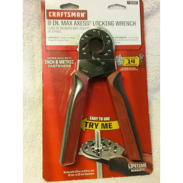 craftsman 8 inch craftsman max axess locking wrench