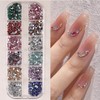 MUNSKT Nail Art Rhinestones Set - Shaped Fancy Coloured Diamonds