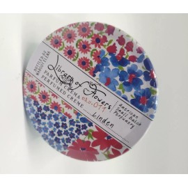 Library of Flowers Linden Parfum Crema (Perfumed Cream) - Full Size (2.5oz) New