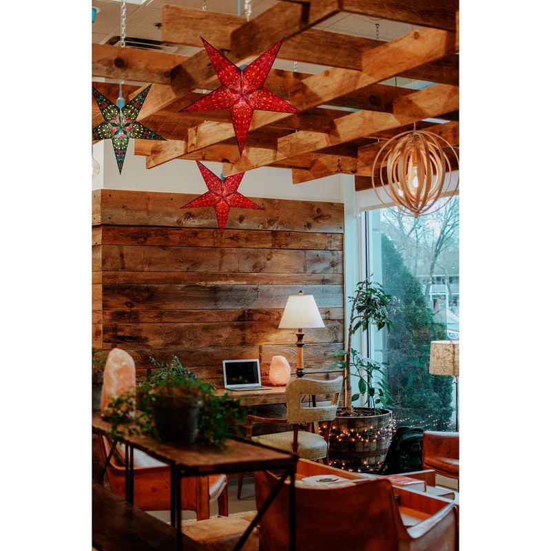 GalaxyArts - Maharani (Red) - Paper Star Lantern