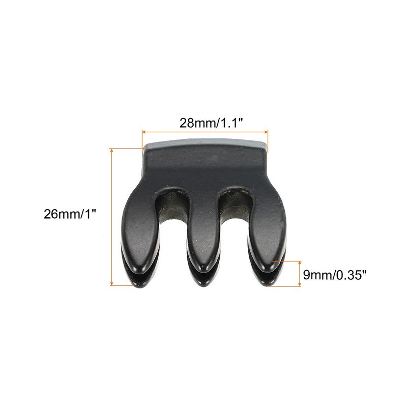 sourcing map Metal Violin Mute 3 Prong Practice Violin Silence