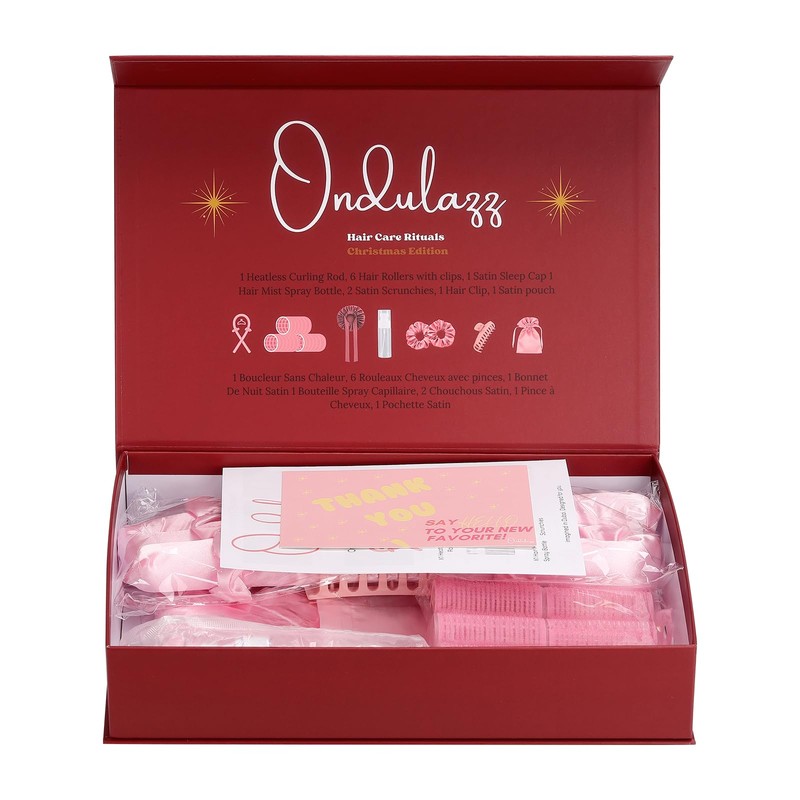 Ondulazz Edición Limitada Navideña – Set de Regalo para Rizar