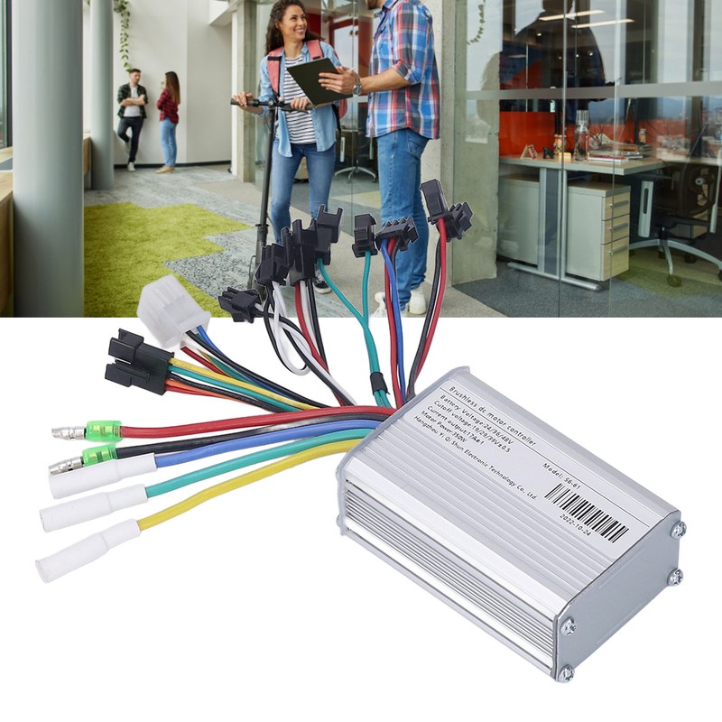 350W Brushless Motor Controller with LED Display Panel for Electric