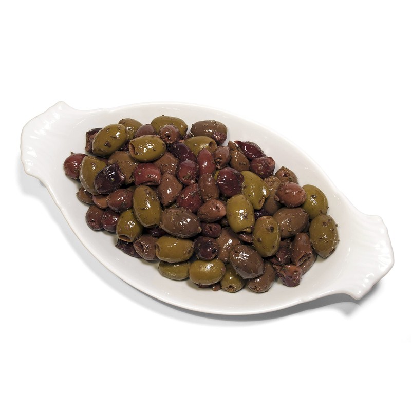 Byzantine Pitted Olive Mix, Country, 5 Pound