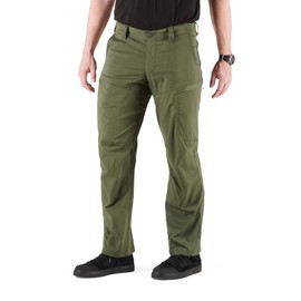 5.11 Tactical Men's Apex Pants, Regular Fit, Gusseted, 10 Pockets, Style 74434, TDU Green 2, 36W x 30L