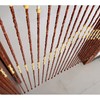 Retro String Curtain, Door Curtain, Wooden Bead Curtain, Divider Window