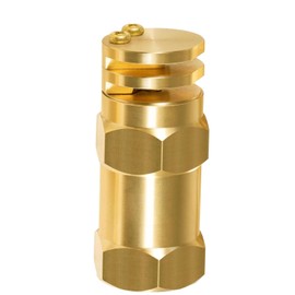 65411 Boomless Spray Nozzle 1/2" FPT #10 Orifices (90° & 180° Caps) 4.2 GPM @ 40 PSI - Brass Spray Nozzle Replaces for 6541 1, 6541-01, 654101, 65411