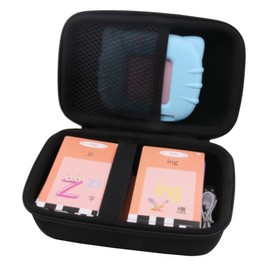 WERJIA Hard Carrying Case for QuTZ/Citfis/Toloso/TimingSXD/Startcan Talking Flash Cards Toddler Toys, Storage Holds Up to 255 Cards-510 Sides (CASE ONLY)