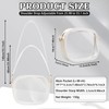 Clear Crossbody Bag, PVC Clear Purse Stadium Approved, Adjustable Strap