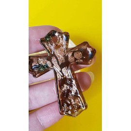 AlenkaD. Cross Silicone Resin Form, 58mm-48mm, Pendant Jewelry Casting, Instructions Included