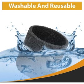 Vacuum Filters for Shop-Vac, Foam Filters Replacement for Wet Dry Vacmaster & Genie Shop Vacuum Cleaner,Parts # 90585, 9058500, VF2001, 1 Pack
