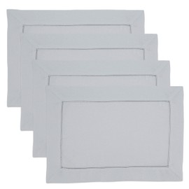 Shimmering Placemat with Piping Detail (Set of 4)