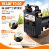TOPWAY 1/2HP 1560GPH Portable Cast Iron High Pressure Utility Transfer