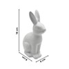 Elegant modern decorative bunny, Easter bunny, ceramic bunny, Easter decoration