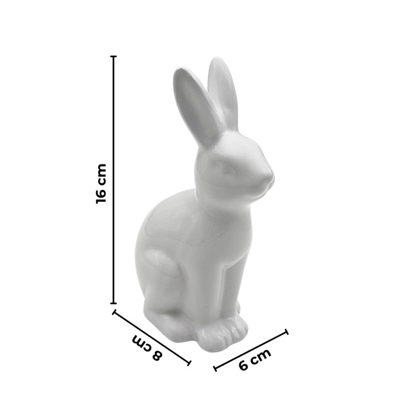 Elegant modern decorative bunny, Easter bunny, ceramic bunny, Easter decoration