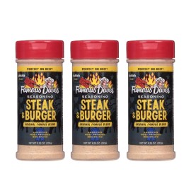 Famous Dave's Steak Burger Seasoning 3 Pack 24.75 Ounce Bold Flavor