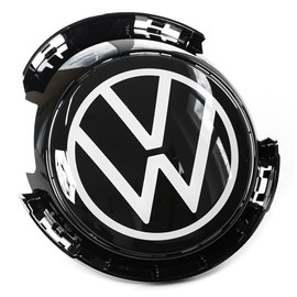 Volkswagen 14A853600AWA Logo Emblem Front Sign, Black/White