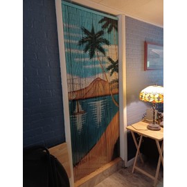 ABeadedCurtain - Waikiki Beaded Curtain 125 Strands (+Hanging Hardware)