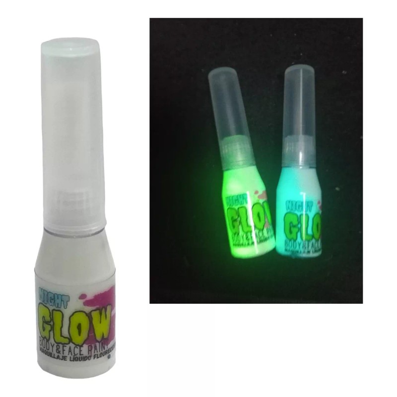 NIGHTGLOW Body Paint Face Paint Night Glow Brilla En Oscuridad
