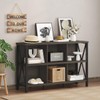 FATORRI Rustic 6 Cube Storage Organizer with Shelf, Wood and