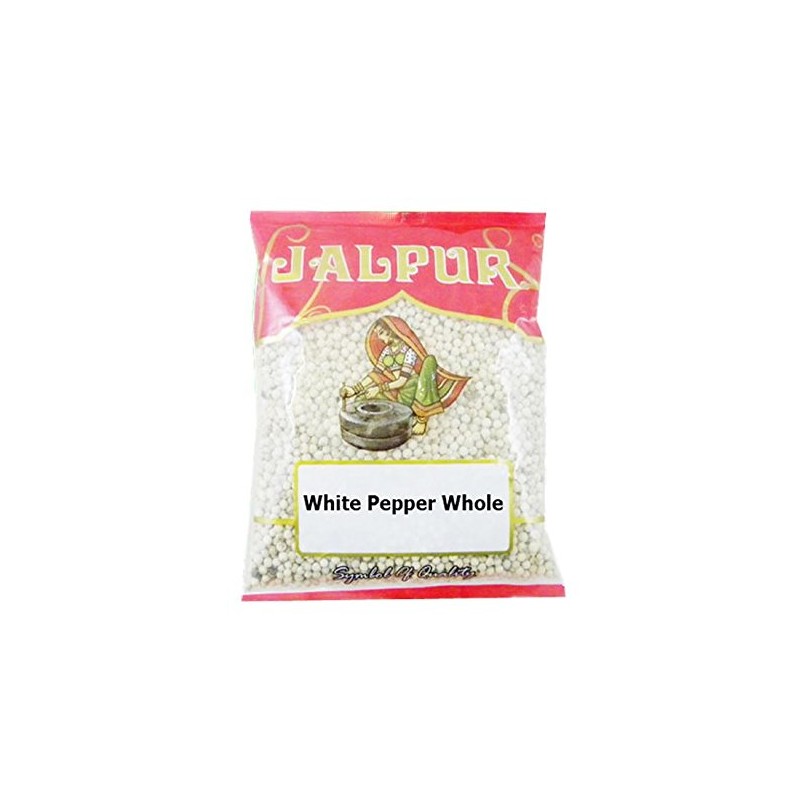 White Peppercorns Whole - 100g