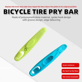 Chrisphil Bike Tire Levers Ultra Strong Bicycle Tire Removal Tool to Repair Bicycle Tube for Road & Mountain Bike Tires Repair Kits Tool (Metals Material) (Bike Tire-levers Plastic)