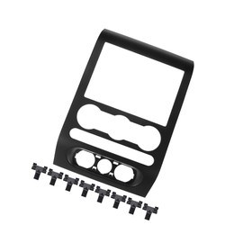 INFINAUTO Dash Radio Bezel Center Dashboard Trim Panel Cover for Ford F150 2004 2005 2006 2007 2008 4L3Z-1504302-AAA Dash Radio Climate Bezel Center Trim Panel Stylish Design