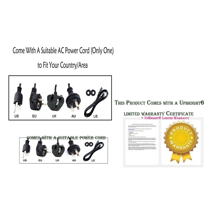 UpBright 2-Prong 29V AC/DC Adapter Compatible with Model CL2902-B CL2902B