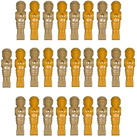 Billiard Evolution 26 Old Style Tan and Yellow Foosball Men