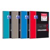 Oxford Organiserbook A4 Studium Collegeblock kariert, 80 Blatt - Zufallsfarbe,