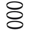 GULUANT 3 Pack Replacement Geared Vacuum Cleaner Power Nozzle Belt