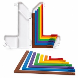Domefahaso 7‑Pcs Card Making Alignment Guides Set with Case